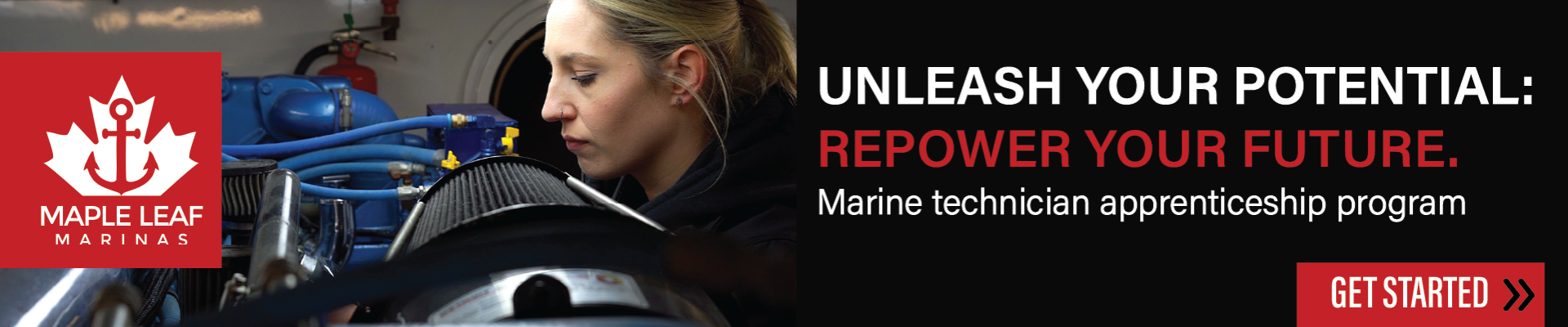 Unleash your potential with Maple Leaf Marinas Marine Technician Apprenticeship Program