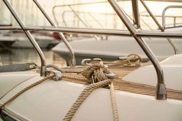Boat Mooring in the Marina